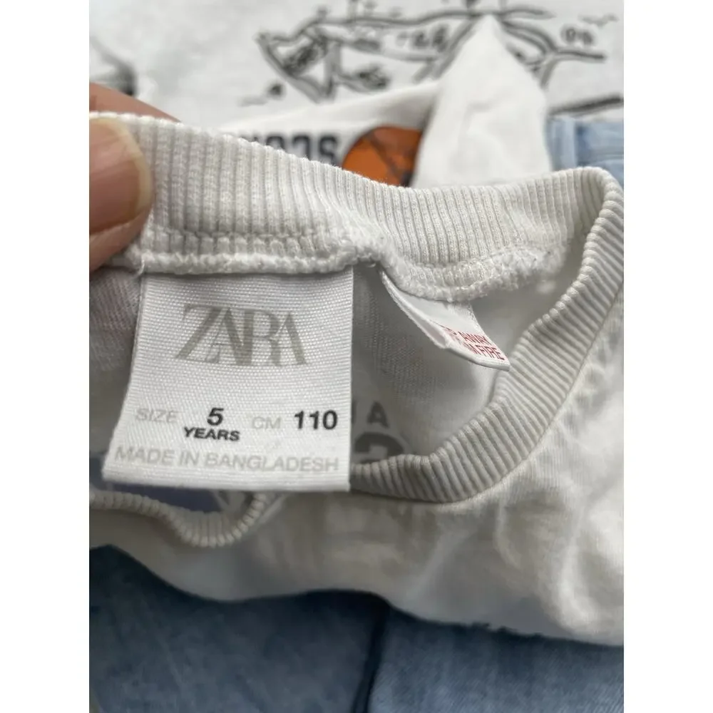Zara Boys Jeans, Shirt, & Sweater Size 4-5